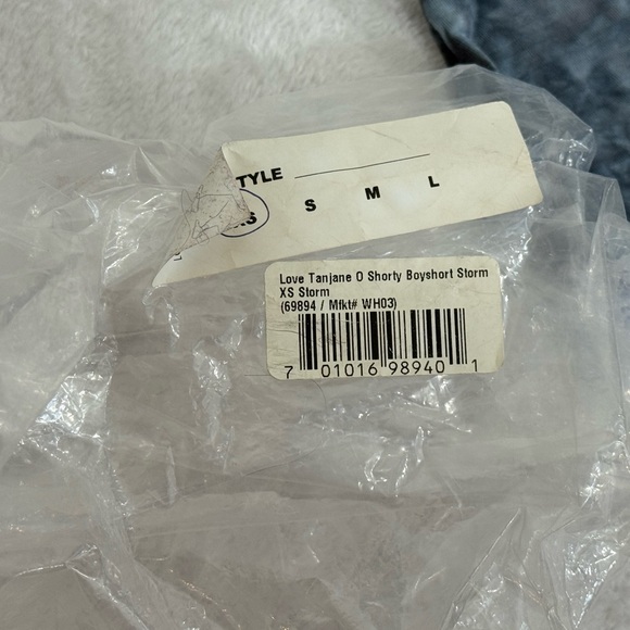 Love TanJane Tie Dye Shorty Boyshort Storm XS - Picture 3 of 3